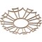 Ekena Millwork Augustus Wood Fretwork Pierced Ceiling Medallion, Red Oak, 16"OD x 5 5/8"ID x 3/8"T CMWP16X16X0375AURO - alternate 4